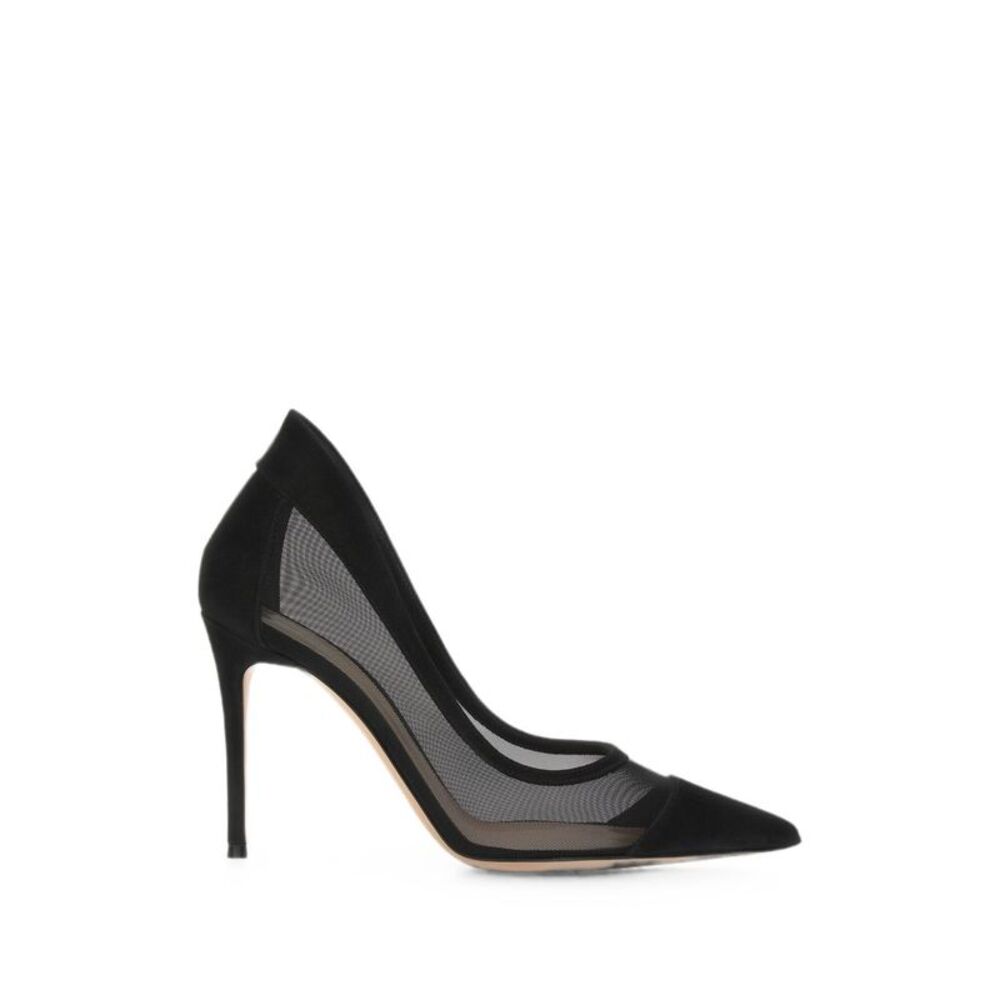 Gianvito Rossi Women Suede And Mesh Pumps